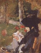Manet-s Mother in the Garden at Bellevue, Edouard Manet